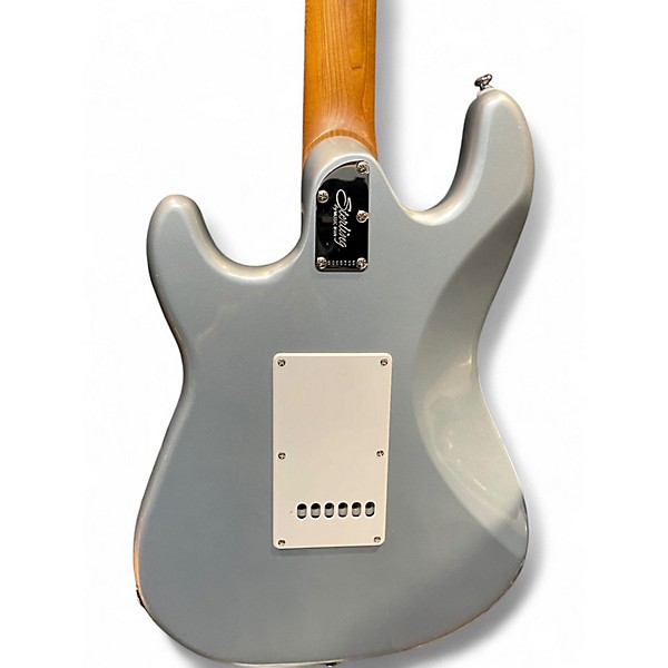 Used Sterling by Music Man Cutlass CT50 HSS Firemist Silver Solid Body Electric Guitar