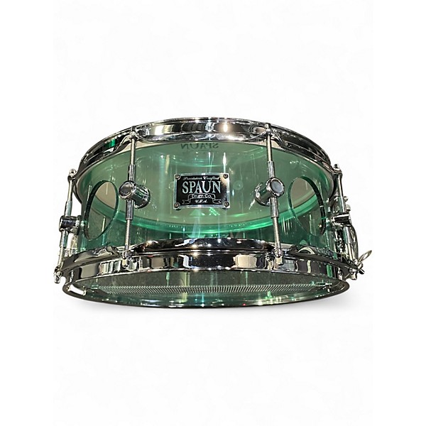 Used Spaun 13in Custom Acrylic Vented Cyan Drum