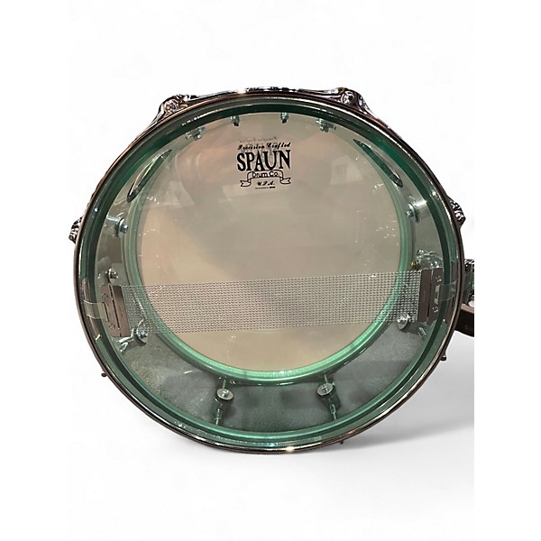 Used Spaun 13in Custom Acrylic Vented Cyan Drum