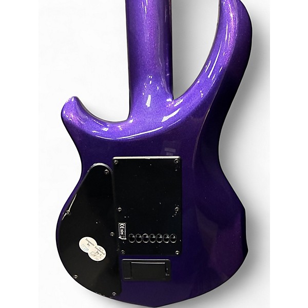 Used Sterling by Music Man John Petrucci JP157 7 String Purple Sparkle Solid Body Electric Guitar