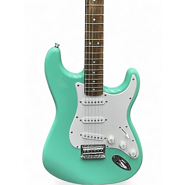 Used Squier Bullet Stratocaster Hardtail Seafoam Green Solid Body Electric Guitar
