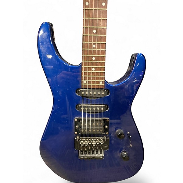 Vintage 1990s Jackson DINKY Blue Solid Body Electric Guitar