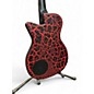 Used Danelectro 56U2 Red Crackle Lava Solid Body Electric Guitar