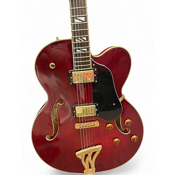 Used Washburn WASHINTON J9 RED Hollow Body Electric Guitar