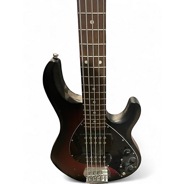 Used Sterling by Music Man RAY5HH RUBY RED SATIN BURST Electric Bass Guitar