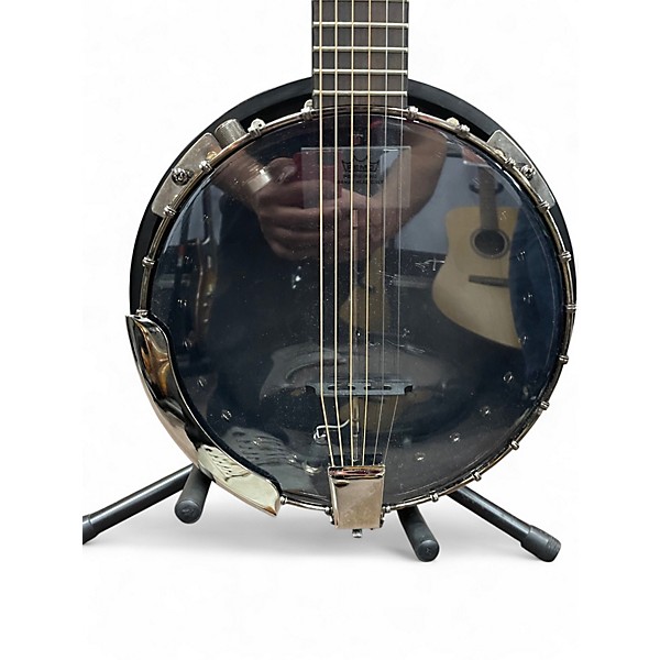 Used Dean BW6 Backwoods Black Gloss Banjo
