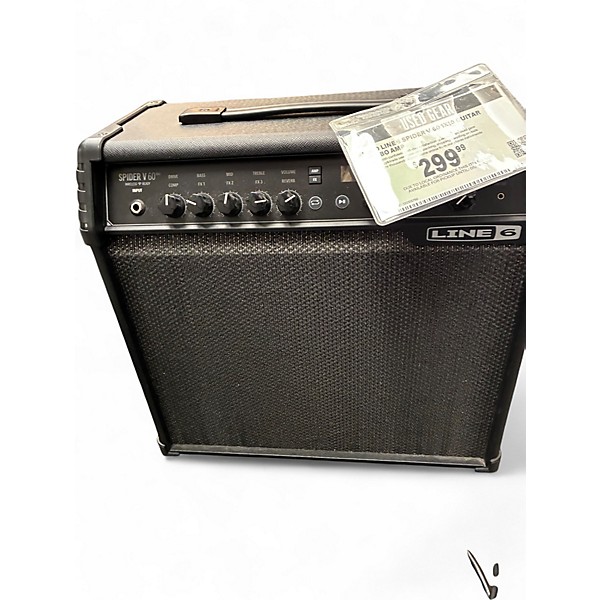 Used Line 6 Spider V 60 1x10 Guitar Combo Amp