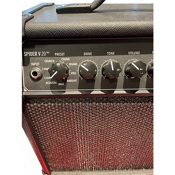 Used Line 6 Spider V 20 MkII 20w 1x8 Guitar Combo Amp