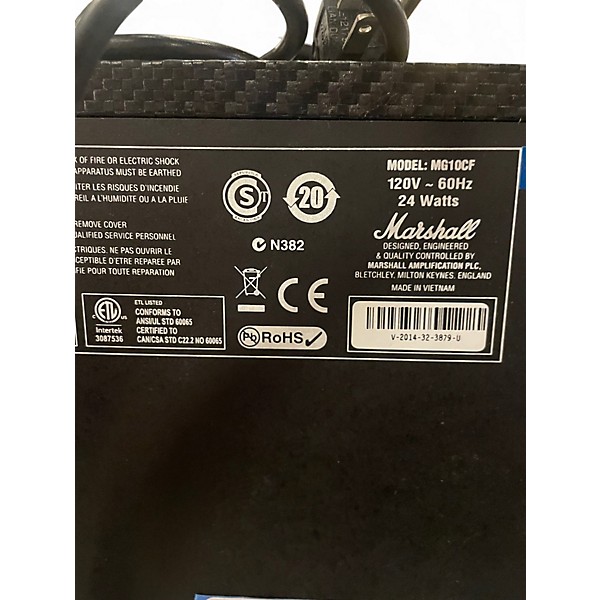 Used Marshall mg10cf Battery Powered Amp