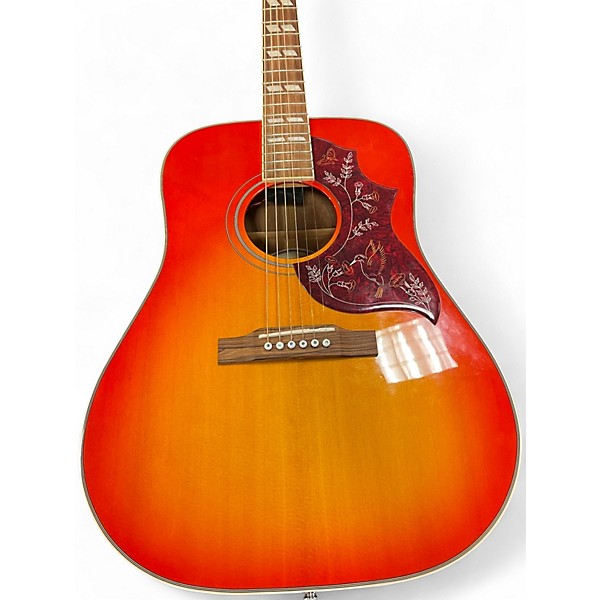 Used Epiphone humingbird studio cherrry burst Acoustic Electric Guitar