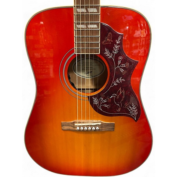 Used Epiphone humingbird studio cherrry burst Acoustic Electric Guitar