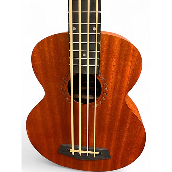 Used Caramel BASS UKULELE Natural Ukulele