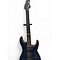 Used Dean Custom 450 Trans Blue Solid Body Electric Guitar thumbnail