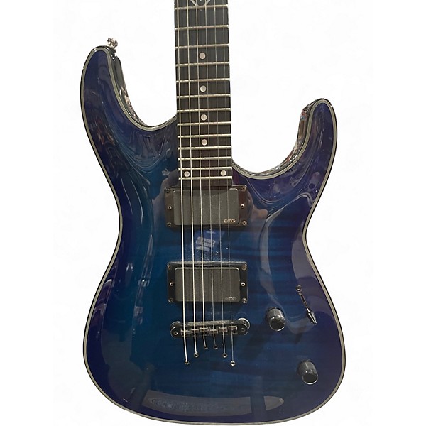 Used Dean Custom 450 Trans Blue Solid Body Electric Guitar