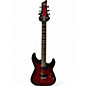 Used Schecter Guitar Research Demon 6 Crimson Red Burst Solid Body Electric Guitar thumbnail