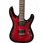 Used Schecter Guitar Research Demon 6 Crimson Red Burst Solid Body Electric Guitar
