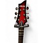 Used Schecter Guitar Research Demon 6 Crimson Red Burst Solid Body Electric Guitar