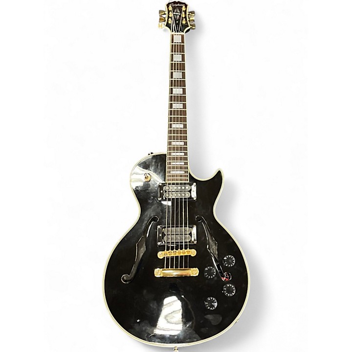 Used Epiphone LES PAUL ELITE FLORENTINE Black Hollow Body Electric