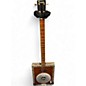 Used Taconic Royal Salute Resonator Cigar Box Guitar Natural Cigar Box Instruments thumbnail