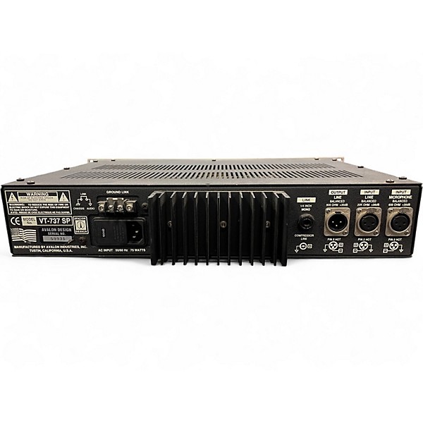 Used Avalon VT737SP Class A Mono Tube Microphone Preamp