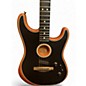 Used Fender American Acoustasonic Stratocaster Black Acoustic Electric Guitar