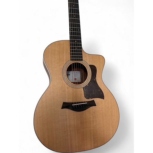 Used Taylor 214CE Natural Acoustic Electric Guitar