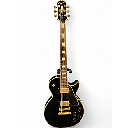 Used Epiphone Les Paul Custom Black Solid Body Electric Guitar