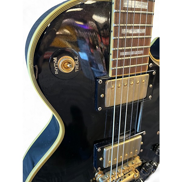 Used Epiphone Les Paul Custom Black Solid Body Electric Guitar