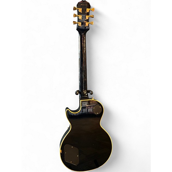 Used Epiphone Les Paul Custom Black Solid Body Electric Guitar