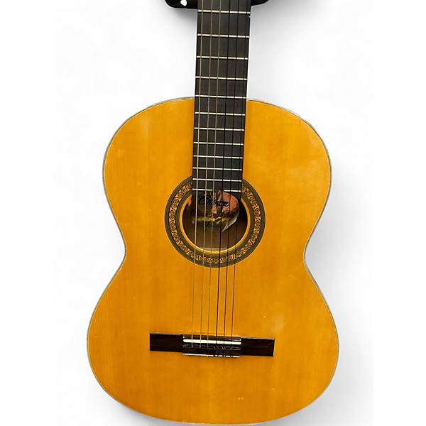 Vintage 1960s Crown CLASSICAL GUITAR Vintage Natural Classical Acoustic Guitar
