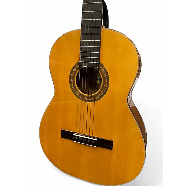 Vintage 1960s Crown CLASSICAL GUITAR Vintage Natural Classical Acoustic Guitar
