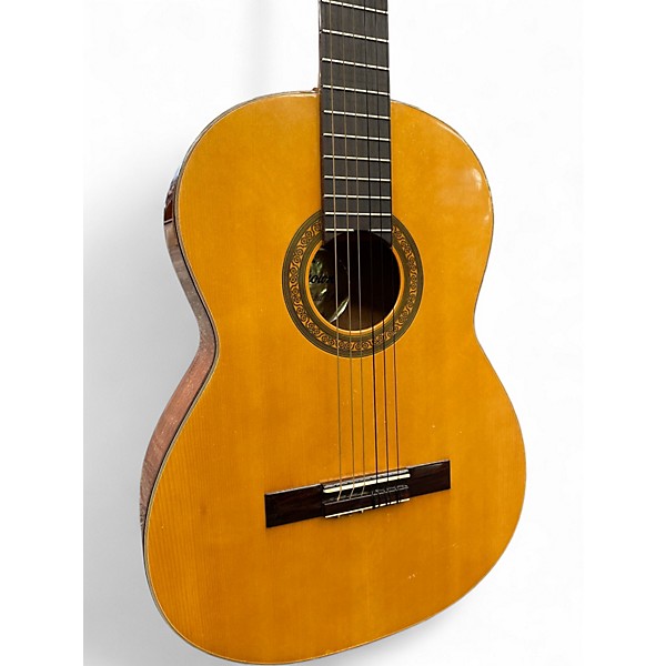 Vintage 1960s Crown CLASSICAL GUITAR Vintage Natural Classical Acoustic Guitar