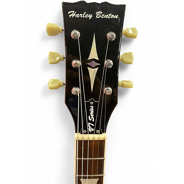 Used Harley Benton V7 SERIES Honey Burst Solid Body Electric Guitar