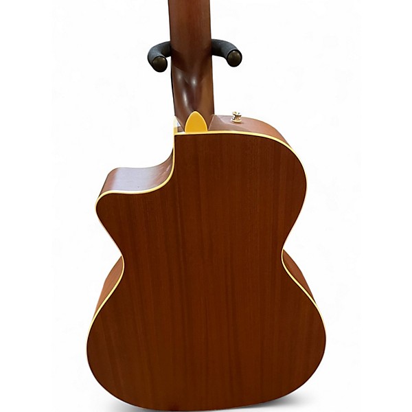 Used Fender Newporter Player Green Acoustic Electric Guitar
