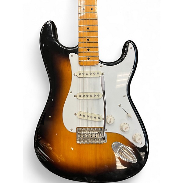 Used Squier Classic Vibe 1950S Stratocaster 2 Color Sunburst Solid Body Electric Guitar