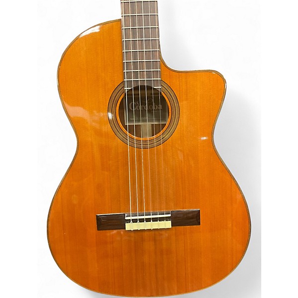 Used Cordoba Fusion 12 Natural Classical Acoustic Electric Guitar