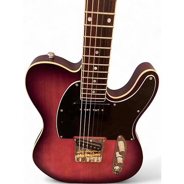 Used Schecter Guitar Research PT SPECIAL SATIN PURPLE Solid Body Electric Guitar