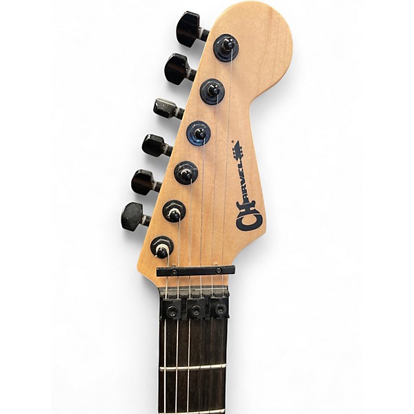 Used Charvel PRO MOD SAN DIMAS STYLE 1 WOOD GRAIN Sassafras Black Solid Body Electric Guitar