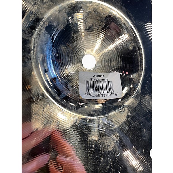 Used Zildjian 16in A Custom EFX Crash Cymbal