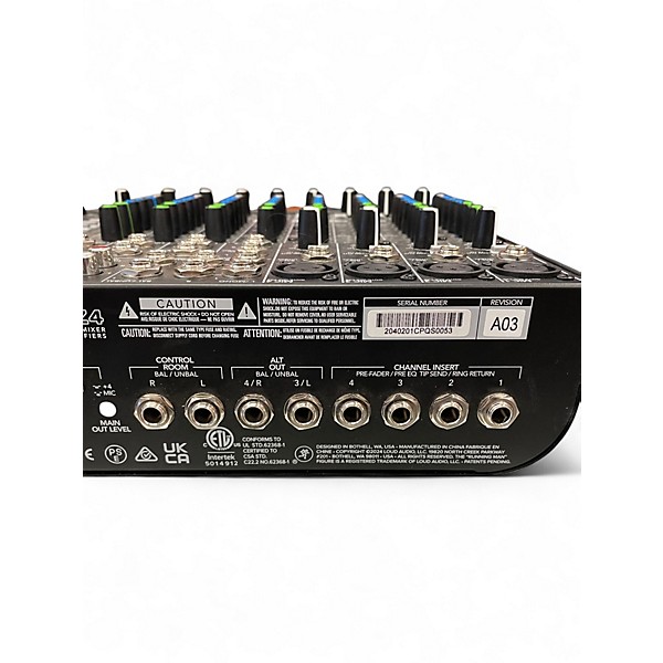 Used Mackie 1202VLZ4 Unpowered Mixer