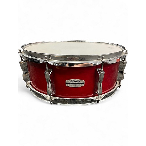 Used Yamaha 5 Piece Stage Custom Candy Apple Red Drum Kit