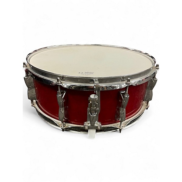 Used Yamaha 5 Piece Stage Custom Candy Apple Red Drum Kit