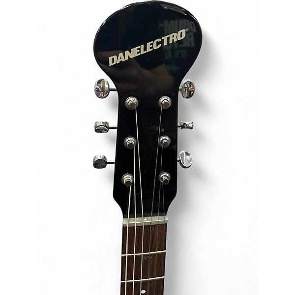 Used Danelectro BABY SITAR RED CRACKLE Flat Red Solid Body Electric Guitar