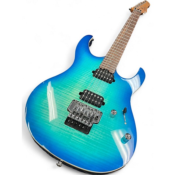 Used Firefly Pure Series Aqua Burst Solid Body Electric Guitar