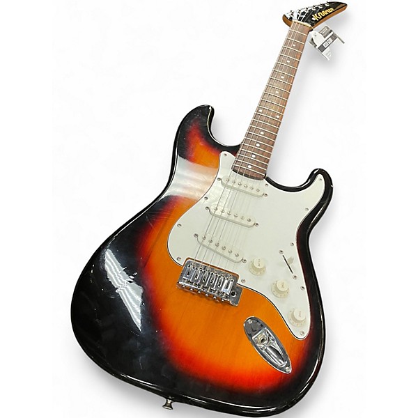 Used Kramer KS-400 3 Color Sunburst Solid Body Electric Guitar