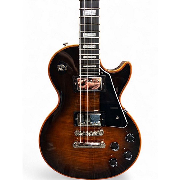 Used Epiphone Les Paul Custom orange burst Solid Body Electric Guitar