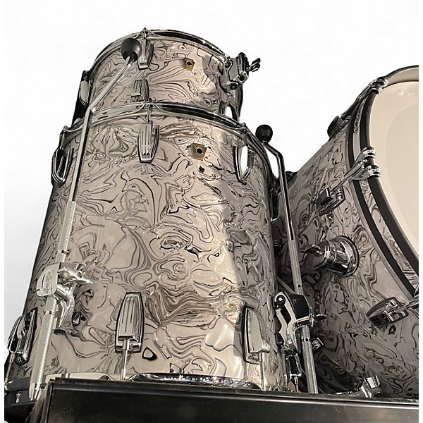 Used Ludwig 3 Piece Classic Maple WHITE MOSAIC Drum Kit