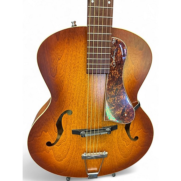 Used Godin 5th Avenue Kingpin Cognac Burst Acoustic Guitar