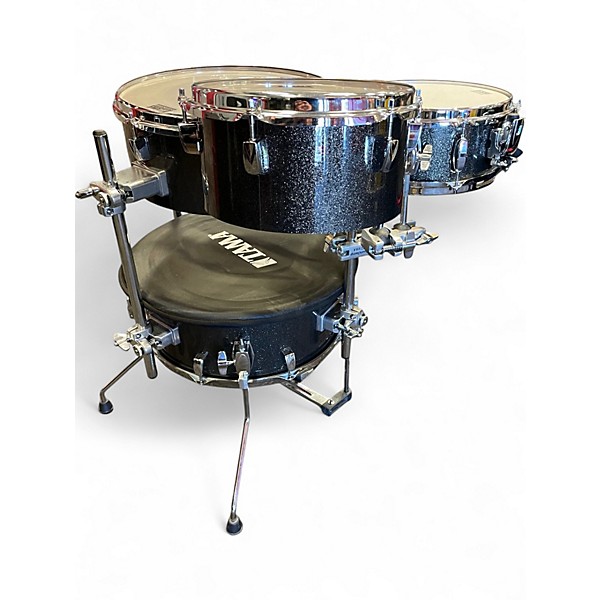 Used TAMA 4 Piece cocktail-Jam Midnight Gold Sparkle Drum Kit