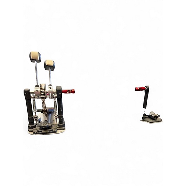 Used DW 9000 Series Double Double Bass Drum Pedal